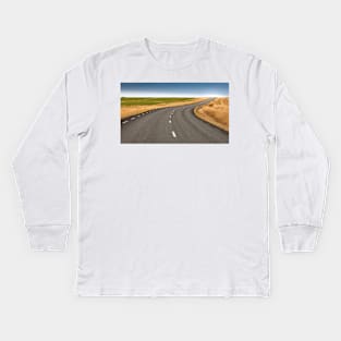 Iceland Ring Road Kids Long Sleeve T-Shirt